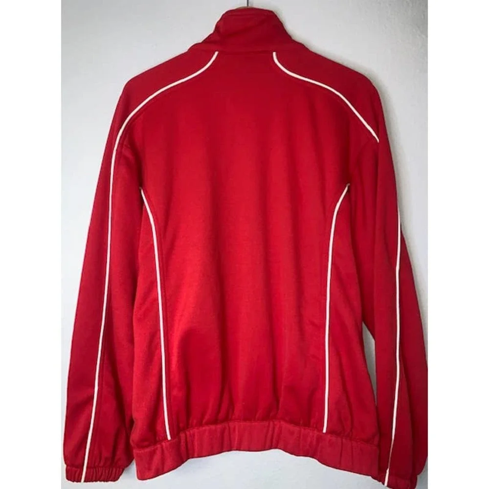 REEBOK Red Track Suit Zip Up Jacket - Picture 8 of 9